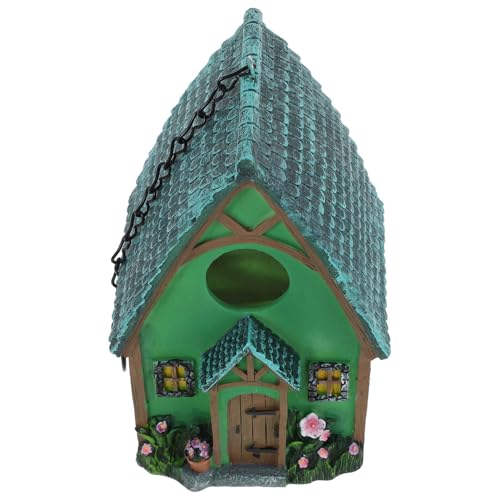 HANABASS Harz-Vogelhaus Für Draußen Hängendes Vogelhaus Für Nistplätze Im Freien Dekoratives Vogelhaus Für Hofgarten-Dekoration Wasserdicht HANABASS Harz-Vogelhaus Für Draußen Hängendes Vogelhaus Für Nistplätze Im Freien Dekoratives Vogelhaus Für Hofgarten-Dekoration Wasserdicht von HANABASS