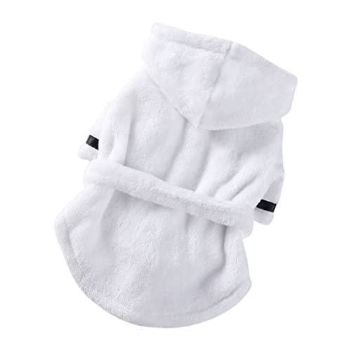 HANABASS Haustier Bademantel Kühlmatte für Hunde waschbares hundebett welpen Bademantel Hundezubehör pet Supplies hundemantel Badebekleidung für Hunde Bequeme Robe für Hund Polyester Weiß HANABASS Haustier Bademantel Kühlmatte für Hunde waschbares hundebett welpen Bademantel Hundezubehör pet Supplies hundemantel Badebekleidung für Hunde Bequeme Robe für Hund Polyester Weiß von HANABASS