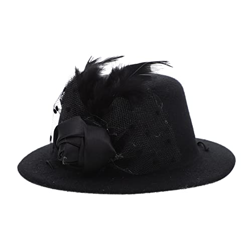 HANABASS Haustier Bowler Hut Widerstandsfähiger Katzen und Hunde Hut Schwarz für Fotografie und Partys Hochwertiges Haustierzubehör für Stilvolle Haustiere HANABASS Haustier Bowler Hut Widerstandsfähiger Katzen und Hunde Hut Schwarz für Fotografie und Partys Hochwertiges Haustierzubehör für Stilvolle Haustiere von HANABASS