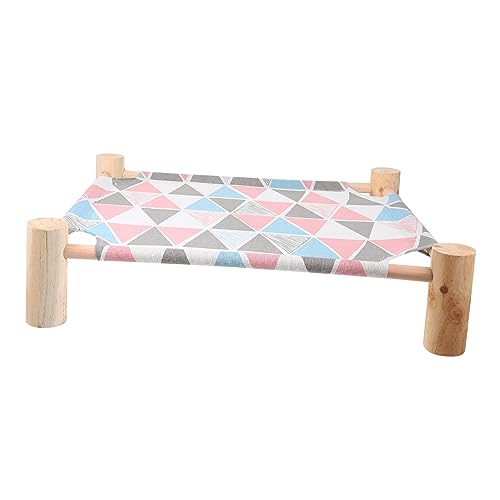 HANABASS Haustier Feldbett haustierbett pet Bed Katzenbett für große Katzen Fensterbett für Katzen Katze Auto hängematte Wurf Schlafbett für Welpen Katzenbett mit hohen Füßen hölzern Rosa HANABASS Haustier Feldbett haustierbett pet Bed Katzenbett für große Katzen Fensterbett für Katzen Katze Auto hängematte Wurf Schlafbett für Welpen Katzenbett mit hohen Füßen hölzern Rosa von HANABASS