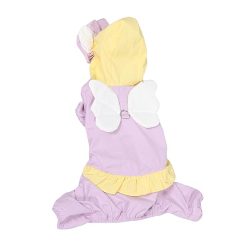 HANABASS Haustier Regenmantel Hundeponcho Für Kleine Hunde wasserdichte Hundejacke Hunderegenmantel wasserdichte Regenjacke Hunde Wasserdichter Welpenregenmantel Wasserdichter von HANABASS