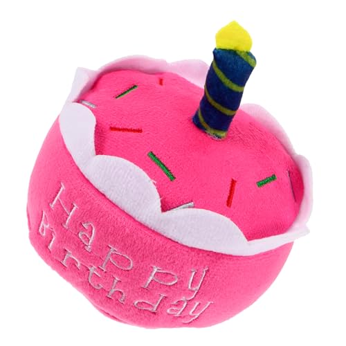 HANABASS Haustier-geburtstagskuchen-plüschtier Quietschendes Plüschtier Geburtstag Hund Hundekuchen Zum Geburtstag Geburtstagstorte Hundespielzeug Hund Plüsch Hundespielzeug Aus Plüsch Rosa HANABASS Haustier-geburtstagskuchen-plüschtier Quietschendes Plüschtier Geburtstag Hund Hundekuchen Zum Geburtstag Geburtstagstorte Hundespielzeug Hund Plüsch Hundespielzeug Aus Plüsch Rosa von HANABASS