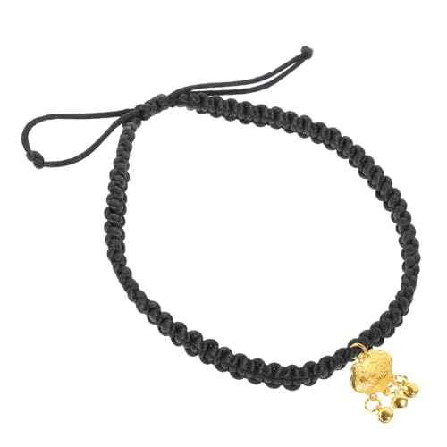 HANABASS Haustierhalsband Kätzchen-Kragen Für Katzen Code Klein Halskette Mit Welpenhalsband Forderung Glocke Für Das Katzenhalsband Polyester Black HANABASS Haustierhalsband Kätzchen-Kragen Für Katzen Code Klein Halskette Mit Welpenhalsband Forderung Glocke Für Das Katzenhalsband Polyester Black von HANABASS