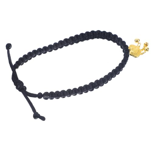 HANABASS Haustierhalsband Schnalle Glocke Kätzchen-Halskette Hund Halskette mit Welpenhalsband Gold für Katze Kleiner Katzenkragen Polyester Black HANABASS Haustierhalsband Schnalle Glocke Kätzchen-Halskette Hund Halskette mit Welpenhalsband Gold für Katze Kleiner Katzenkragen Polyester Black von HANABASS