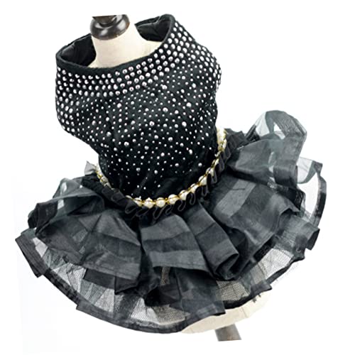 HANABASS Haustierkleid für Stilvolles Luftiges Tutu mit Spitzendetails für Partys und Outdoor Aktivitäten Komfortable Hundekleidung HANABASS Haustierkleid für Stilvolles Luftiges Tutu mit Spitzendetails für Partys und Outdoor Aktivitäten Komfortable Hundekleidung von HANABASS
