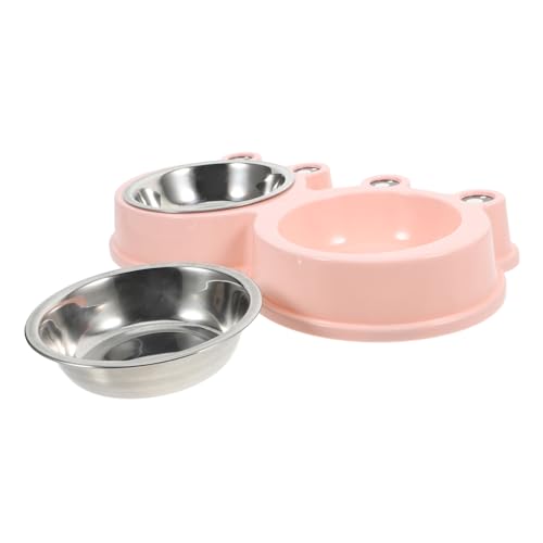 HANABASS Haustiernapf Wasserspender für Hunde hundenäpfe aus Metall Tierfutterschalen Wasserschale für Welpen gekippter Futternapf süße Hundenäpfe Katzenfutter hängender Hundenapf Abs Rosa HANABASS Haustiernapf Wasserspender für Hunde hundenäpfe aus Metall Tierfutterschalen Wasserschale für Welpen gekippter Futternapf süße Hundenäpfe Katzenfutter hängender Hundenapf Abs Rosa von HANABASS