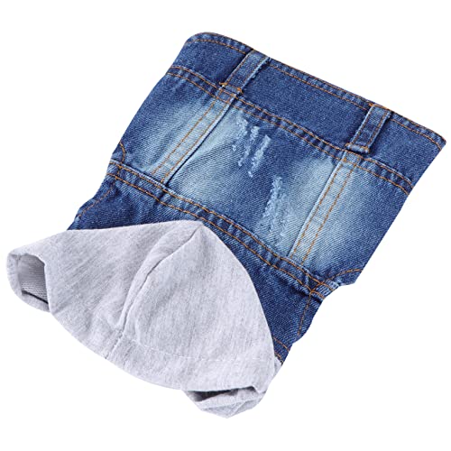 HANABASS Haustierweste Dackelkleidung Hundemantel Hundekleidung für kleine Hunde Hundehut Haustiere Welpen-Hoodie Sommerkleidung für Welpen Haustierbekleidung für Hunde Hunde-Hoodie Weiß von HANABASS