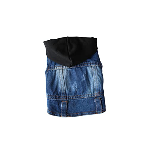 HANABASS Haustierweste Hunde-Outfits Cool Hundekühlungsweste Haustiere Hundebekleidung Haustier-Hoodie Kleidung für Haustierhunde Welpen-Hoodies Cowboy-Haustierkleidung Hunde-Hoodie Schwarz von HANABASS