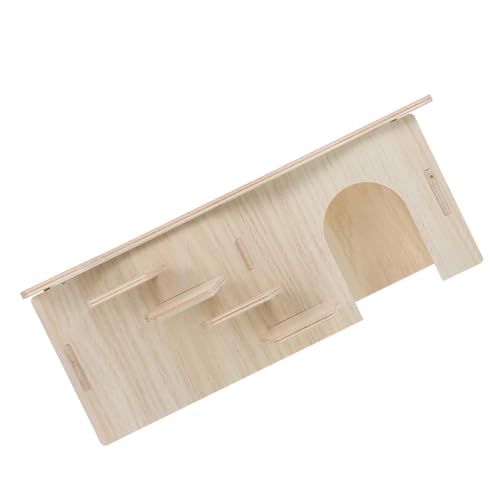 HANABASS Holz Hamsterhaus mit Rampe Großes Zweites Zimmer Kleintier Versteckhaus Praktisches Meerschweinchen Schlafhaus Gemütlicher Rückzugsort für Hamster und Kleine Haustiere Leicht zu HANABASS Holz Hamsterhaus mit Rampe Großes Zweites Zimmer Kleintier Versteckhaus Praktisches Meerschweinchen Schlafhaus Gemütlicher Rückzugsort für Hamster und Kleine Haustiere Leicht zu von HANABASS