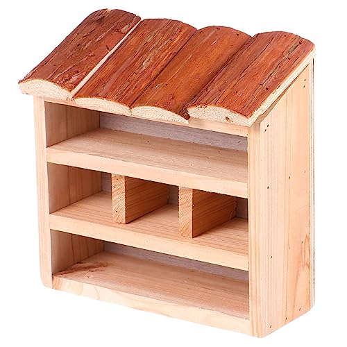 HANABASS Holz für Garten Dekoratives Vogelhaus als Schlafplatz für Papageien und Andere Langlebig Natürlichem Material Gefertigt HANABASS Holz für Garten Dekoratives Vogelhaus als Schlafplatz für Papageien und Andere Langlebig Natürlichem Material Gefertigt von HANABASS