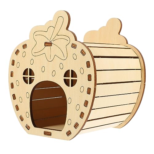 HANABASS Holzhausspielzeug Unvollendete Hamsterverstecke Meerschweinchen Versteck Nest Hamsterversteck Mit Leiter Hamsterkäfig Versteckspielzeug Spielhaus Für Haustiere Kleines HANABASS Holzhausspielzeug Unvollendete Hamsterverstecke Meerschweinchen Versteck Nest Hamsterversteck Mit Leiter Hamsterkäfig Versteckspielzeug Spielhaus Für Haustiere Kleines von HANABASS