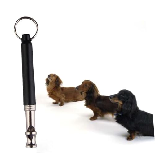 HANABASS Hundepfeife für Effektives Hundetraining Verstellbar aus Korrosivem Messing Rückrufhilfe mit Schlüsselband laut und Weitreichend von HANABASS