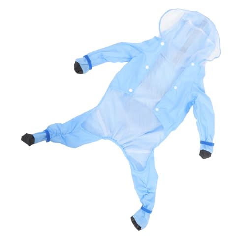HANABASS Reflektierender Hunde-Regenmantel – Ganzkörper Bis Große Hunde Stylischer Haustier-Poncho von HANABASS