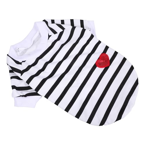 HANABASS Hundehemd Atmungsaktives T-Shirt Für Haustiere Welpen Hunde Und Katzen Strandkleidung Bezaubernd Bequem von HANABASS