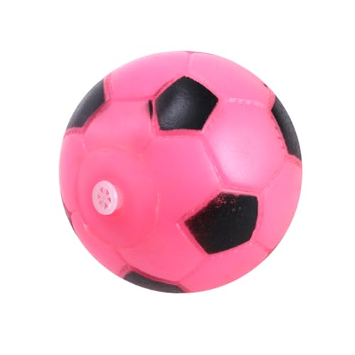 HANABASS Hundespielzeug Fußball Mit Geräuschfunktion Beißfestes Kauspielzeug Für Hunde Interaktives Pet Toy Zur Zahnreinigung Zufällige Farben Stärkt Die Bindung Beim Spielen von HANABASS
