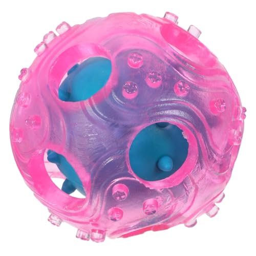 HANABASS Interaktiver Hundespielball Mit Leckerli-Spender Gummiball Für Dynamische Fütterung Leckerli-Ball Für Training Und Spaß Leicht Zu Reinigen TPR-Material von HANABASS