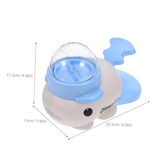 HANABASS Interaktives Hundespielzeug Whale Slow Feeder mit Knopfdosierung Drehbarer Snackspender für Gesundes Füttern und Training Geistige Stimulation und Stressfreies Essen für Welpen und von HANABASS