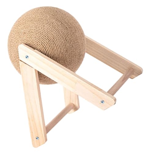 HANABASS Interaktives Katzenspielzeug Sisal Kratzball Kratzspielzeug zur Beschäftigung und Krallenpflege für Wohnungskatzen Leicht Robust und Schützend für Möbel HANABASS Interaktives Katzenspielzeug Sisal Kratzball Kratzspielzeug zur Beschäftigung und Krallenpflege für Wohnungskatzen Leicht Robust und Schützend für Möbel von HANABASS
