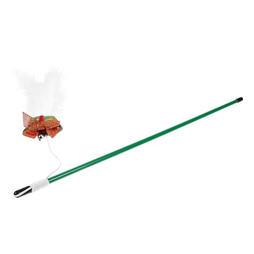 HANABASS Interaktives Katzenspielzeug Weihnachts Teaserstab mit Federn und Glocke Spielerisches Katzenspiel für Kätzchen Festliches Design Langlebig und Sicher für Katzenunterhaltung HANABASS Interaktives Katzenspielzeug Weihnachts Teaserstab mit Federn und Glocke Spielerisches Katzenspiel für Kätzchen Festliches Design Langlebig und Sicher für Katzenunterhaltung von HANABASS