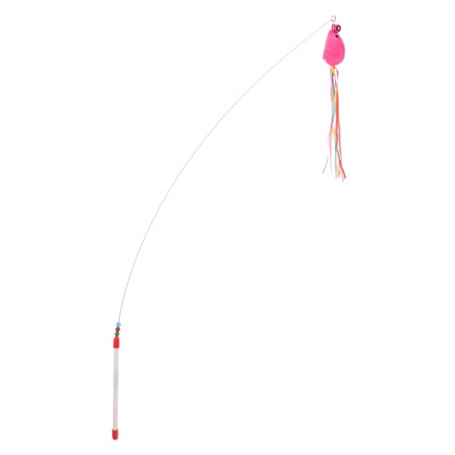 HANABASS Interaktives Katzenspielzeug mit Mäusen Multifunktionaler Teaser für Kätzchen Rosa Plüschmaus zur Spieltriebs Jagdinstinkte HANABASS Interaktives Katzenspielzeug mit Mäusen Multifunktionaler Teaser für Kätzchen Rosa Plüschmaus zur Spieltriebs Jagdinstinkte von HANABASS