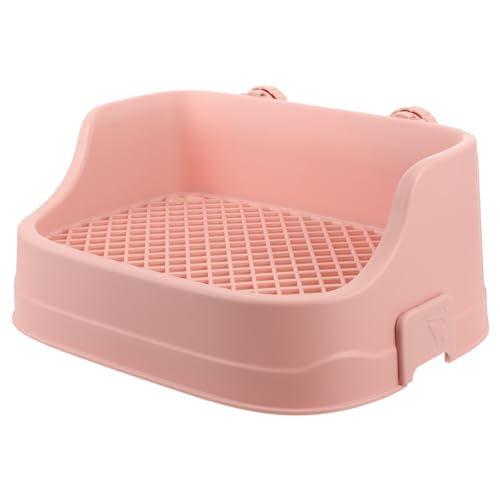 HANABASS Kasten Haustier Töpfchen Hasenkäfig Wurf Ausbildung Toiletten-Trainingssitz Kleiner Tierstreu Rattenstreu Haustierkäfig Haustierpfanne für Tiere Plastik Rosa HANABASS Kasten Haustier Töpfchen Hasenkäfig Wurf Ausbildung Toiletten-Trainingssitz Kleiner Tierstreu Rattenstreu Haustierkäfig Haustierpfanne für Tiere Plastik Rosa von HANABASS