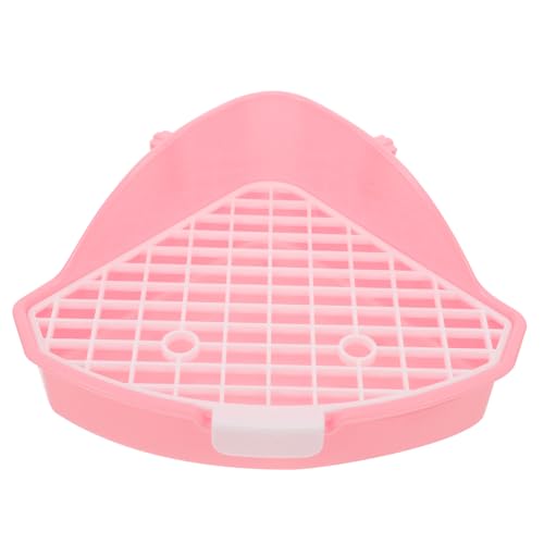 HANABASS Kasten Haustier Töpfchen Wurf Käfig Ratte Kaninchen Toilette Haustiere Hamster Haustierpfanne Für Tiere Haustierstreubecken Kleintierstreu Rosa Plastik HANABASS Kasten Haustier Töpfchen Wurf Käfig Ratte Kaninchen Toilette Haustiere Hamster Haustierpfanne Für Tiere Haustierstreubecken Kleintierstreu Rosa Plastik von HANABASS