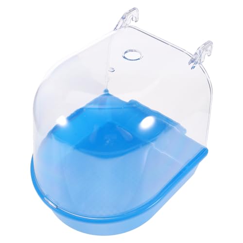 HANABASS Kasten Vogel Badewanne Wasserspender für Hühner Sittichkäfig Sittichbadewanne Futterspender Vogelbadewanne für Käfig Teich Vogeltränkebecken Vogelbadewanne aus Kunststoff Abs Blue HANABASS Kasten Vogel Badewanne Wasserspender für Hühner Sittichkäfig Sittichbadewanne Futterspender Vogelbadewanne für Käfig Teich Vogeltränkebecken Vogelbadewanne aus Kunststoff Abs Blue von HANABASS