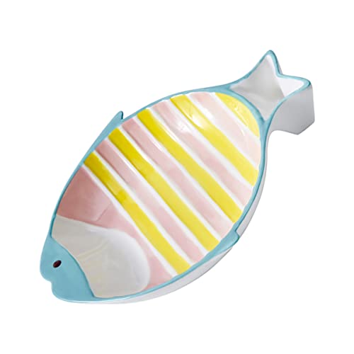 HANABASS Katzen Napf Keramisch Fischform Trink und Futternapf für Kätzchen rutschfest und Leicht zu Reinigen Geeignet für Zuhause HANABASS Katzen Napf Keramisch Fischform Trink und Futternapf für Kätzchen rutschfest und Leicht zu Reinigen Geeignet für Zuhause von HANABASS