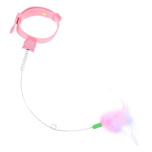 HANABASS Katzenanreicherungsspielzeug katzenspielzeug Katze Katzenkragenspielzeug -Teaser-Zauberstab -Teaser-Stick Katzenhalsspielzeug Kieselgel Rosa HANABASS Katzenanreicherungsspielzeug katzenspielzeug Katze Katzenkragenspielzeug -Teaser-Zauberstab -Teaser-Stick Katzenhalsspielzeug Kieselgel Rosa von HANABASS
