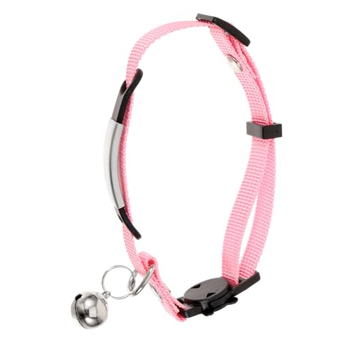 HANABASS Katzenhalsband Verstellbar Für Katzen Welpen Mit Glöckchen Und Namensschild Sicher Atmungsaktiv Für Haustierbedarf HANABASS Katzenhalsband Verstellbar Für Katzen Welpen Mit Glöckchen Und Namensschild Sicher Atmungsaktiv Für Haustierbedarf von HANABASS