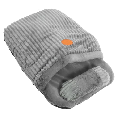 HANABASS Katzenschlafsack aus Plüsch Wärmendes Haustierbett für Katzen und Kleine Gemütliche für Winter und Kalte Nächte Langlebig und Bequem HANABASS Katzenschlafsack aus Plüsch Wärmendes Haustierbett für Katzen und Kleine Gemütliche für Winter und Kalte Nächte Langlebig und Bequem von HANABASS