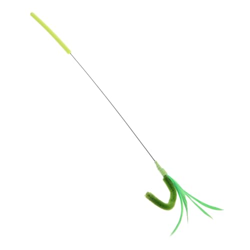 HANABASS Katzenspielzeug Katzen interaktive Spielzeuge Katzenstabspielzeug von Katzenstab Interaktives Tierspielzeug Basteln Sie den Zauberstab Stahldraht Green HANABASS Katzenspielzeug Katzen interaktive Spielzeuge Katzenstabspielzeug von Katzenstab Interaktives Tierspielzeug Basteln Sie den Zauberstab Stahldraht Green von HANABASS