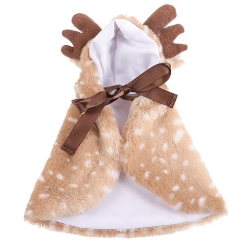 HANABASS Hundekostüm Haustier Cape Weihnachten Katzenmantel Warme Hundekleidung Dekorativer Katzenumhang HANABASS Hundekostüm Haustier Cape Weihnachten Katzenmantel Warme Hundekleidung Dekorativer Katzenumhang von HANABASS
