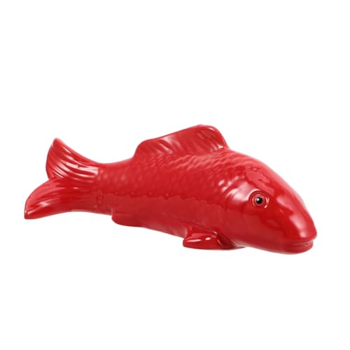 HANABASS Keramik Schwimmender Fisch Aquarium Deko Figur Schwimmende Fisch Statue für Fische und Aquarien Kleine Tierfigur Ornamente Wasserlandschaft Dekoration von HANABASS