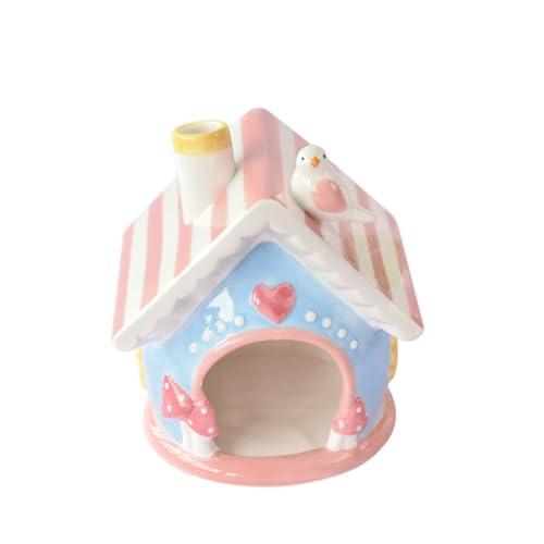HANABASS Keramisches Hamsterhaus für Kleintiere Süßes Nest für Zwerghamster und Chinchillas und Sicher Perfekter Rückzugsort HANABASS Keramisches Hamsterhaus für Kleintiere Süßes Nest für Zwerghamster und Chinchillas und Sicher Perfekter Rückzugsort von HANABASS