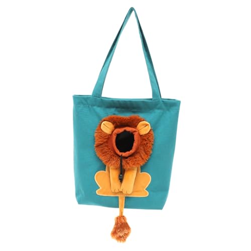 HANABASS Kleine Canvas Tragetasche für Haustiere Atmungsaktive Umhängetasche für Katzen und Kleine Hunde Leichte und Geräumige Schultertasche für Outdoor ausflüge von HANABASS