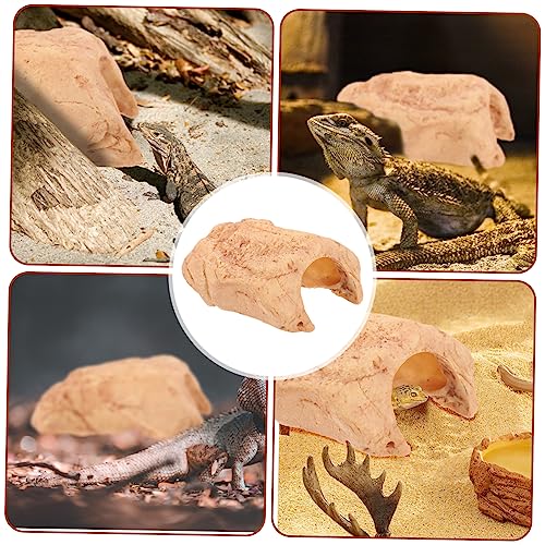 HANABASS Kleine Reptilienhöhle aus Resin Versteckmöglichkeit für Schildkröten Frösche und Echsen Stressreduzierende Terrarien Dekoration für Kleintiere und Wasserschildkröten HANABASS Kleine Reptilienhöhle aus Resin Versteckmöglichkeit für Schildkröten Frösche und Echsen Stressreduzierende Terrarien Dekoration für Kleintiere und Wasserschildkröten von HANABASS
