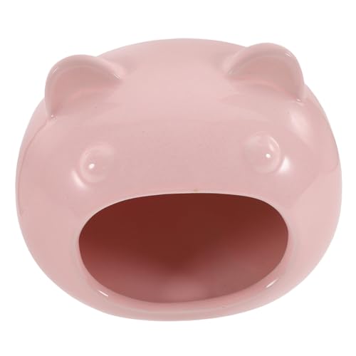 HANABASS Kleines Haustierhaus aus Keramik Cartoon Hamsterversteck für Kleine für Hamster Meerschweinchen und Ratten zu Reinigen und Platzsparend HANABASS Kleines Haustierhaus aus Keramik Cartoon Hamsterversteck für Kleine für Hamster Meerschweinchen und Ratten zu Reinigen und Platzsparend von HANABASS