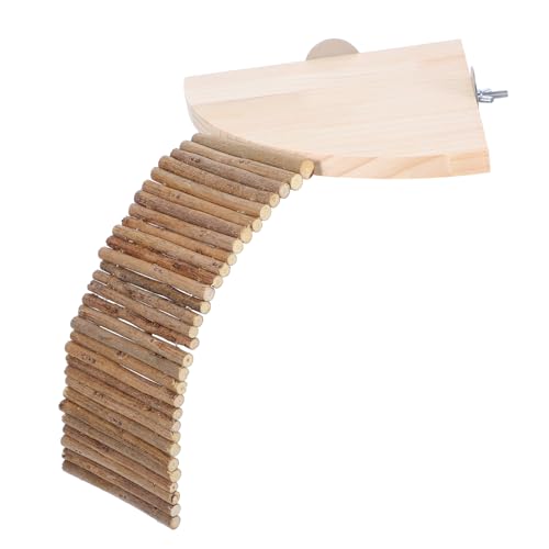 HANABASS Kletterspielzeug für Kleintiere Holzplattform für Hamster Meerschweinchen und Ratten Spielplatz Aktivität und Erkundung im Käfig HANABASS Kletterspielzeug für Kleintiere Holzplattform für Hamster Meerschweinchen und Ratten Spielplatz Aktivität und Erkundung im Käfig von HANABASS