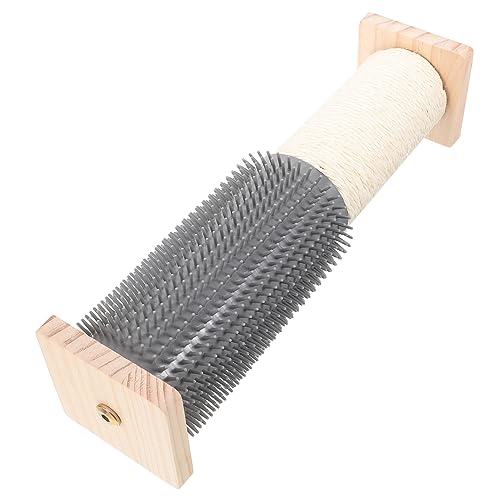HANABASS Kratzsäule aus Natürlichem Sisal Langlebiger Katzen Kratzbaum rutschfest Vielseitig Montierbar Attraktives Design für Katzen Krallenwetzen Haushalt von HANABASS