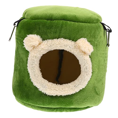 HANABASS Hamsterbett Baumstammform Bequeme Hamster Hängematte Chinchilla Hängematte Strapazierfähiges Hamsterhaus Hamsterhütte für Kleintiere von HANABASS