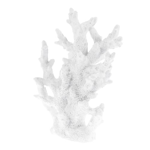 HANABASS Künstliches Aquarium Resin Korallen-dekor Weiß Naturnahe Landschaft für Süßwasser Pflegeleichtes Fischbecken Ornament Langlebiges Resin für Fischbecken Gestaltung HANABASS Künstliches Aquarium Resin Korallen-dekor Weiß Naturnahe Landschaft für Süßwasser Pflegeleichtes Fischbecken Ornament Langlebiges Resin für Fischbecken Gestaltung von HANABASS