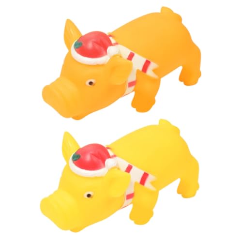 HANABASS Kuscheliges Quietschspielzeug Für Kleine Hunde Interaktives Kauspielzeug Form Eines Schweins Für Outdoor-Training Zahnpflege Farbe Zufällig Weihnachten HANABASS Kuscheliges Quietschspielzeug Für Kleine Hunde Interaktives Kauspielzeug Form Eines Schweins Für Outdoor-Training Zahnpflege Farbe Zufällig Weihnachten von HANABASS