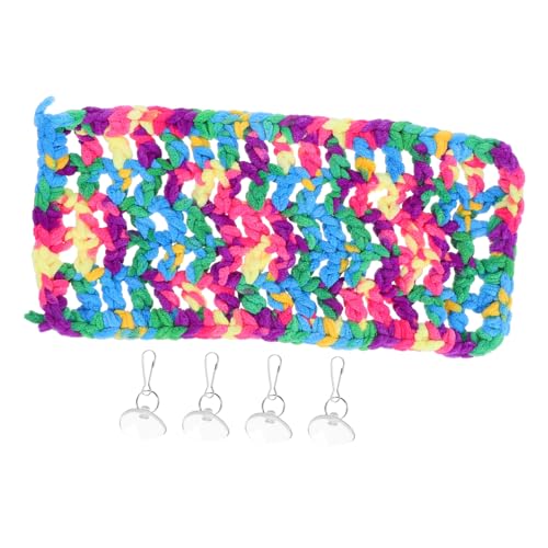 HANABASS Lizard Hammock mit Saugnapf Vielseitige Hängematte für Bartagamen Chameleons Hamster und Kleine Haustiere Leichter Pflegeleichter Ruheplatz mit Spielerischer Schaukel für Sichere von HANABASS