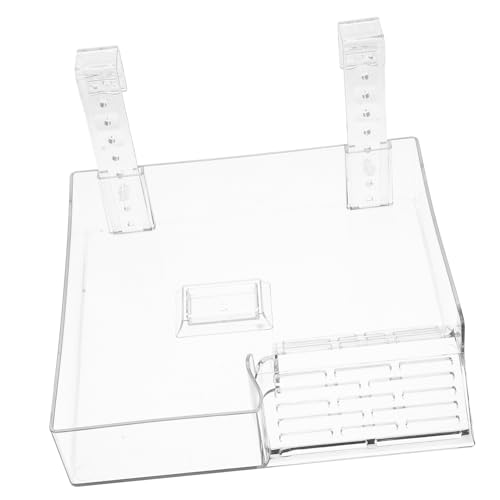 HANABASS Maustschildkrötenpanzer Backendock Für Reptilien Lebensraum Der Schildkröte Backenplattform Hängende Schildkrötenplattform Schildkröten-Docks Zum Transparent Acryl von HANABASS