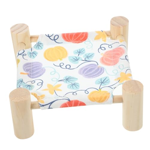 HANABASS Waschbare Hängematte Für Meerschweinchen Und Kleine Tiere Gemütliches Bett Für Hamster Und Kaninchen Stilvolles Design Mit Versteckfunktion Für Innenräume Und Tierkäfige von HANABASS