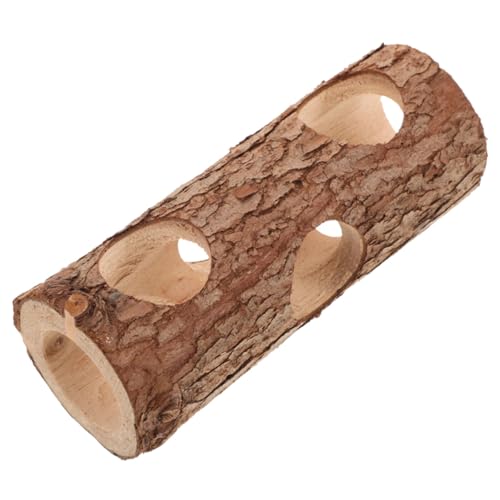 HANABASS Mehrzweck Hamster Tunnel aus Massivem Holz Robustes Nagerversteck mit Natürlicher Holzmaserung Kauresistenter Pfad für Hamster Kaninchen Meerschweinchen Vielseitiges Haustier HANABASS Mehrzweck Hamster Tunnel aus Massivem Holz Robustes Nagerversteck mit Natürlicher Holzmaserung Kauresistenter Pfad für Hamster Kaninchen Meerschweinchen Vielseitiges Haustier von HANABASS