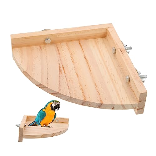 HANABASS Papagei Sitzstange aus Natürlichem Holz Plattform für Vögel für Kleine Papageien Nymphensittiche und Andere Haustiere Großzügige Spielgelegenheit Langlebig und Ansprechend HANABASS Papagei Sitzstange aus Natürlichem Holz Plattform für Vögel für Kleine Papageien Nymphensittiche und Andere Haustiere Großzügige Spielgelegenheit Langlebig und Ansprechend von HANABASS