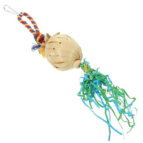 HANABASS Papageien Kauspielzeug Hängendes Vogelspielzeug aus Robustem Material für Vogelarten Farbenfrohes Futter und Beschäftigungsspielzeug Langlebig und Dekorativ im Käfig HANABASS Papageien Kauspielzeug Hängendes Vogelspielzeug aus Robustem Material für Vogelarten Farbenfrohes Futter und Beschäftigungsspielzeug Langlebig und Dekorativ im Käfig von HANABASS