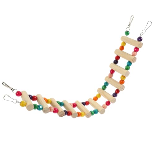 HANABASS Natürliches Holzspielzeug Für Vogel- Und Papageienleitern Kletterleiter Zum Trainieren Von Vogelkäfigen Schaukelbrücken-zubehör 6 X 39 cm HANABASS Natürliches Holzspielzeug Für Vogel- Und Papageienleitern Kletterleiter Zum Trainieren Von Vogelkäfigen Schaukelbrücken-zubehör 6 X 39 cm von HANABASS